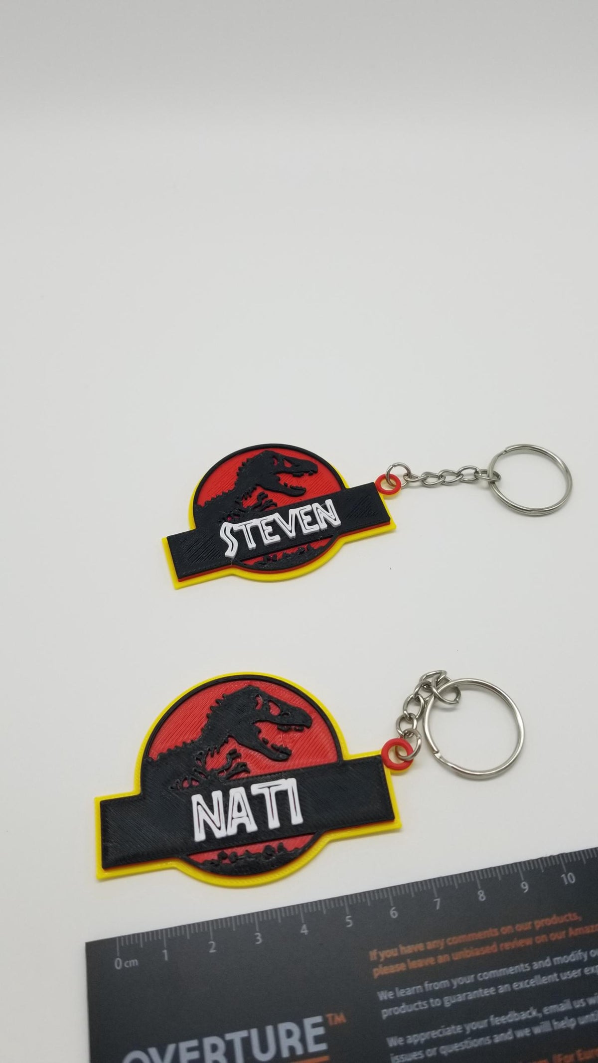 Custom Jurassic Park-inspired Wall Logo Sign – Personalized Name Sign | Dinosaur Decor with optional keychain